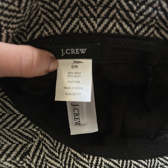 J. Crew Tweed Hat, Size S/M - Picture 2 of 2